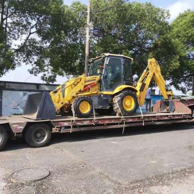 almost new  liugong compact backhoe excavator loader