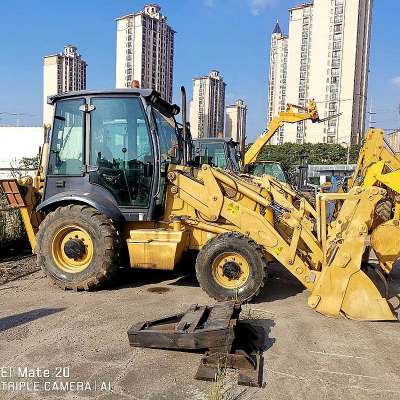 Used Liugong  backhoe loader with horizontal back brackets