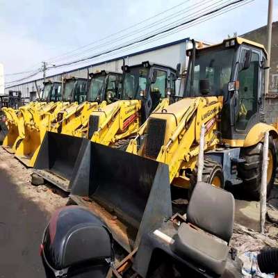 Used LIUGONG  Mini Backhoe Wheel Loader With Digging Excavator